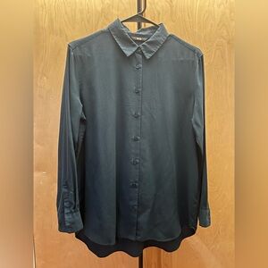 Uniqlo Women’s Dark Green Button Down Shirt